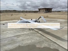 JT-450 性能限界を突破する 高重荷容量とハイブリッド電気ガソリン発電システム